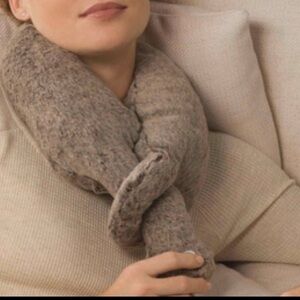 Brookstone Beige N.A.P Massaging Neck Wrap